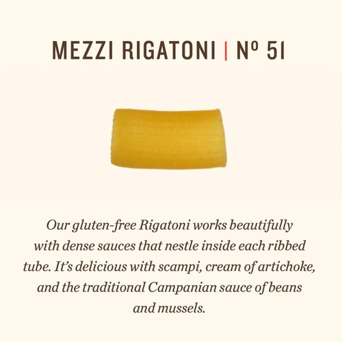 Rummo Gluten Free Mezzi Rigatoni No.51 Pasta 