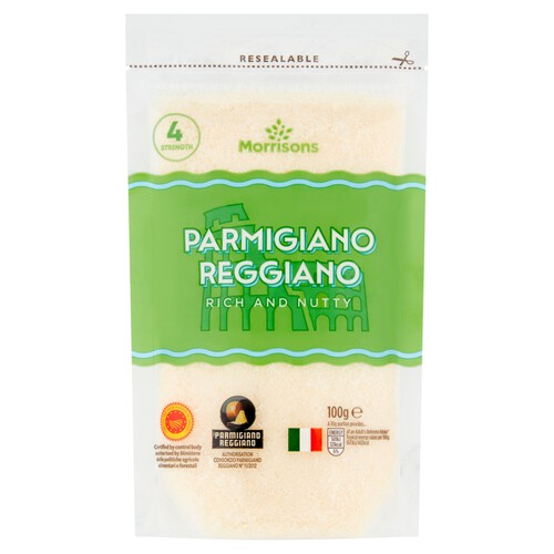 Morrisons Grated Parmigiano Reggiano   