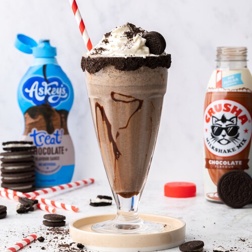 Crusha Chocolate Milkshake Mix No Add Sugar 