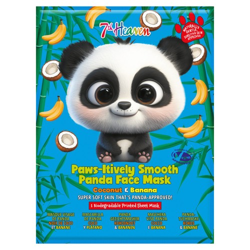 7th Heaven Panda Face Mask Coconut & Banana 6+ Years