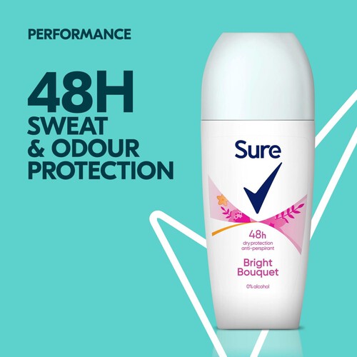 Sure Women Antiperspirant Deo Roll On Essential Bright Bouquet