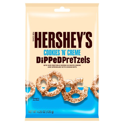 Hershey's Cookies 'N' Creme Dipped Pretzels 