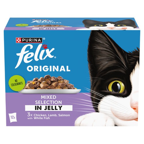 Felix Original Mixed Selection In Jelly Wet Cat Food 