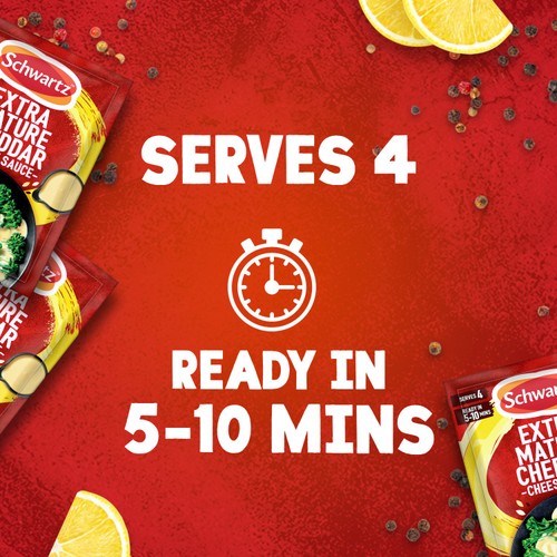 Schwartz Extra Mature Cheddar Cheese Sauce Mix 30g