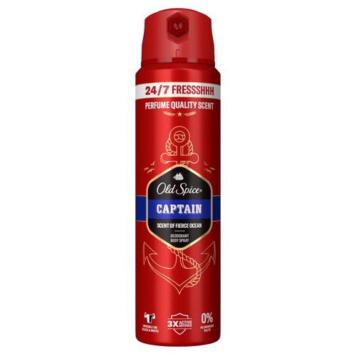 Old Spice Captain Deodorant Body Spray