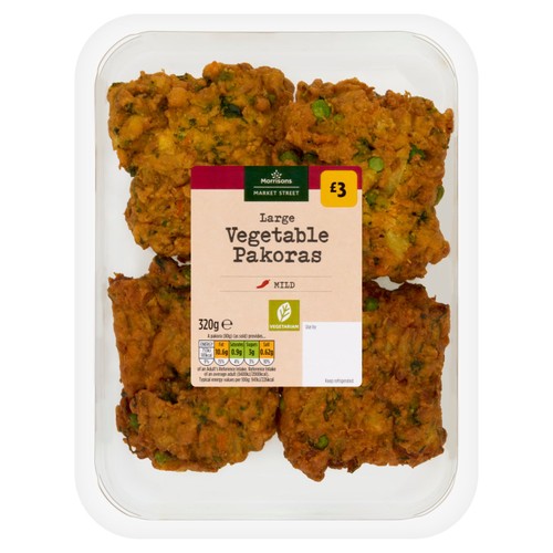 Morrisons Deli Express Large Vegetable Pakoras 