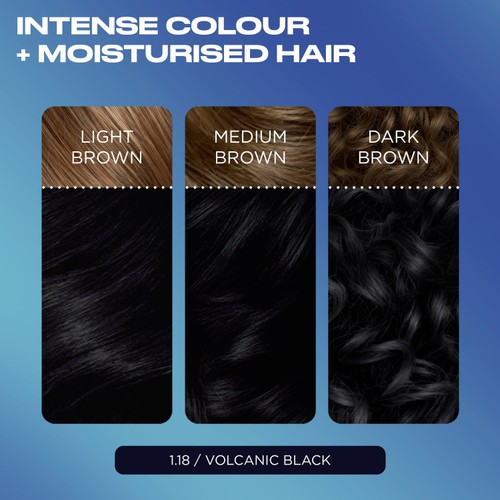 Clairol Nice'n Easy Bold Permanent Hair Dye 1.18 Volcanic Black