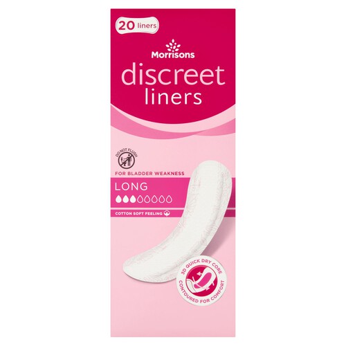 Morrisons Incontinence Comfort Liners Long