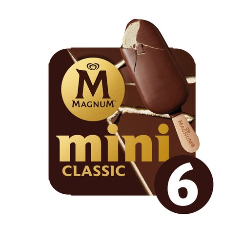 Magnum Mini Classic Ice Cream Sticks 6 x 55ml