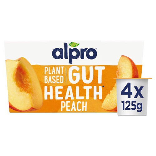 Alpro Peach Gut Health Yogurt