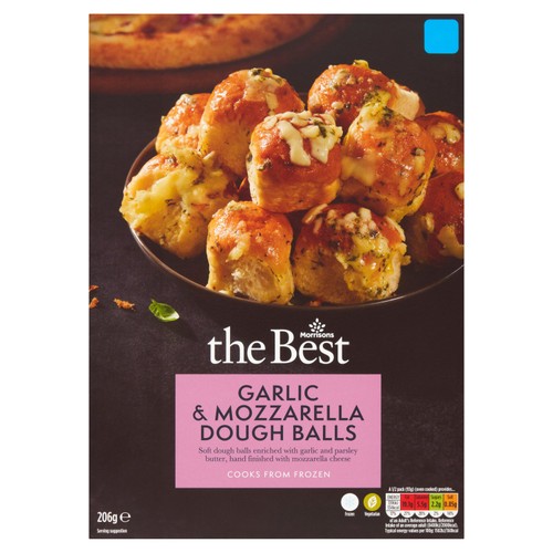 Morrisons The Best Garlic & Mozzarella Dough Balls 206g