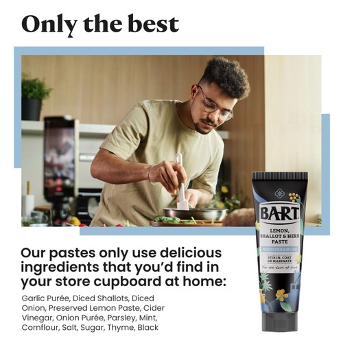 Bart Mediterranean Lemon, Shallot & Herb Paste 80g