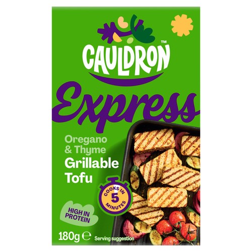Cauldron Express Grillable Oregano & Thyme Tofu 180G