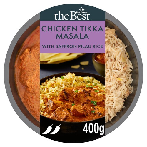 Morrisons The Best Chicken Tikka Masala with Saffron Pilau Rice