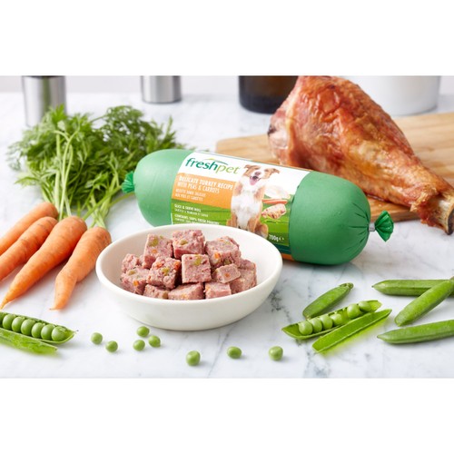 Freshpet Dog Roll Delicate Turkey Recipe With Peas & Carrots