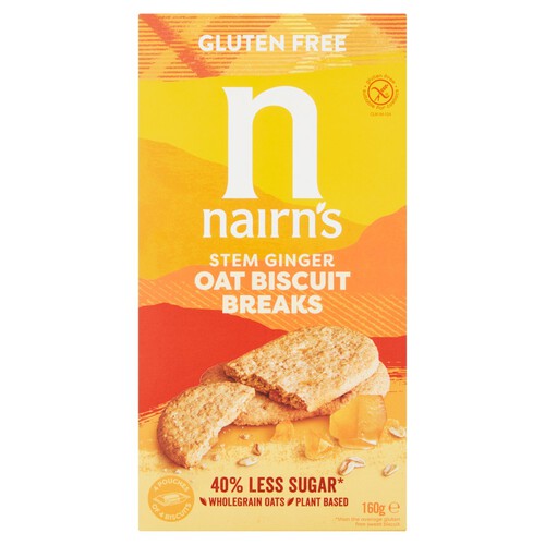 Nairn's Gluten Free Ginger Biscuit Breaks