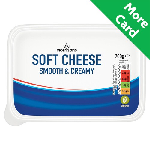 Morrisons Full Fat Plain Soft Cheese