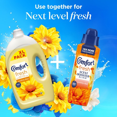 Comfort Fresh Fabric Conditioner Sunshiny Days 80 Washes