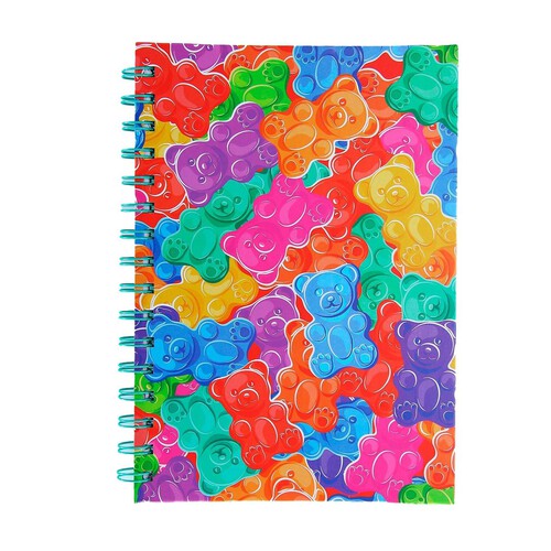 Morrisons A5 Wiro Gummy Bear Notebook