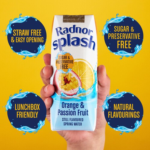 Radnor Splash Orange & Passion Fruit Flavoured Water