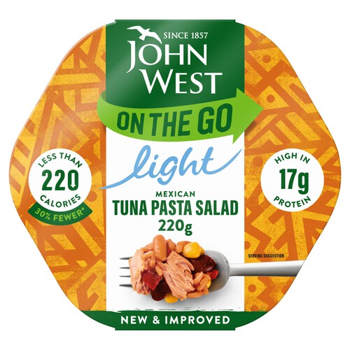   John West On The Go Mexican Tuna Bean Salad Gluten Free (220g)