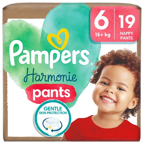 Pampers Harmonie Nappies Pull-On Size 6 Giant 