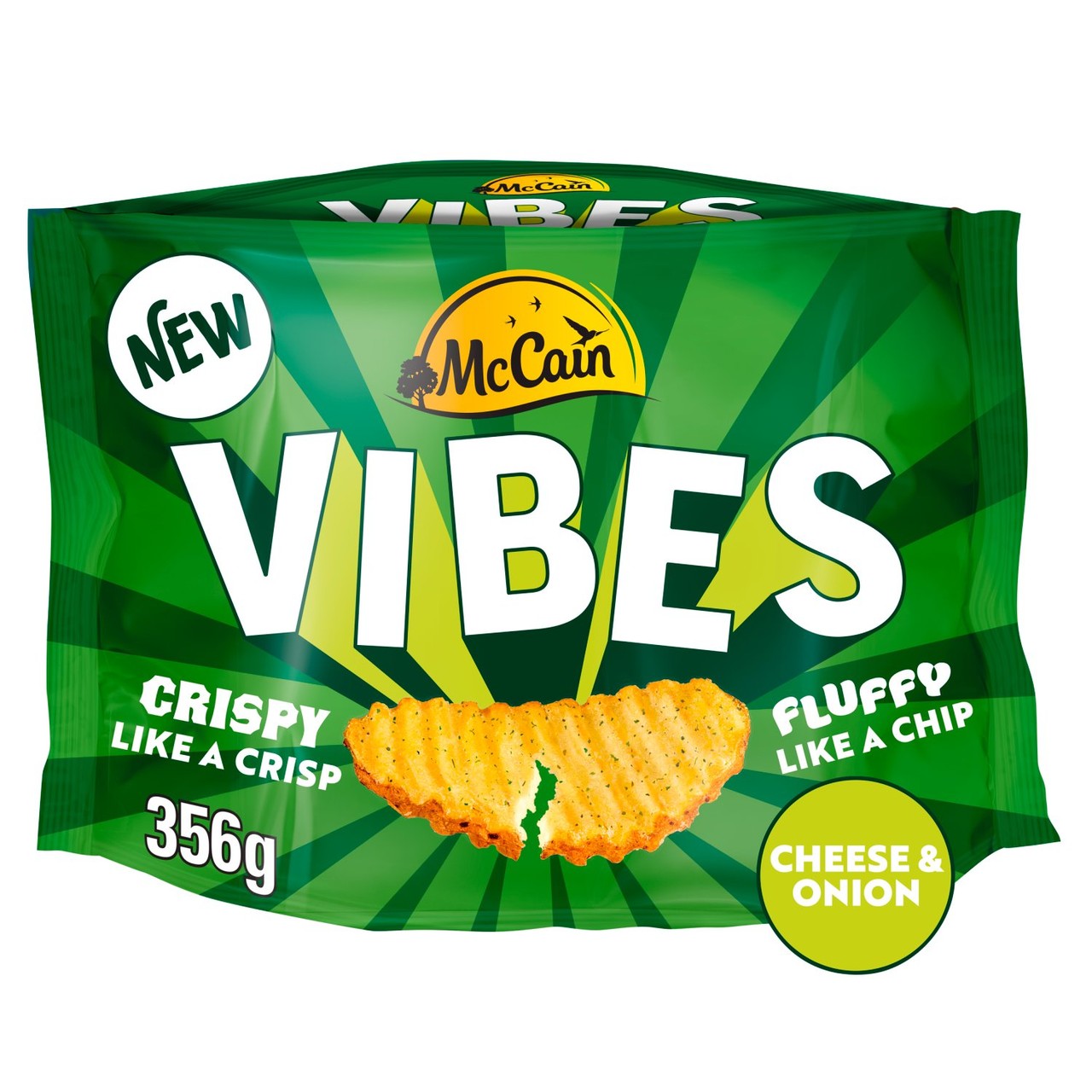 McCain Vibes Cheese & Onion Flavour 356g