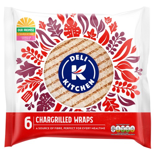 Deli Kitchen Chargrilled Wraps 