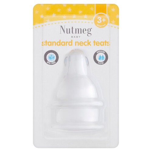 Nutmeg Standard Neck Teats Medium Flow 