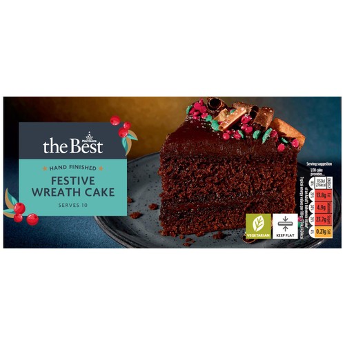 Morrisons The Best  Festive Wreath Cake  655g