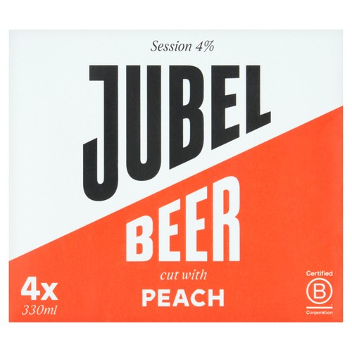 Jubel Peach 4 x 330ml