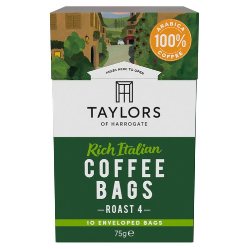 Taylors of Harrogate Rich Italian Coffee Bags 10s