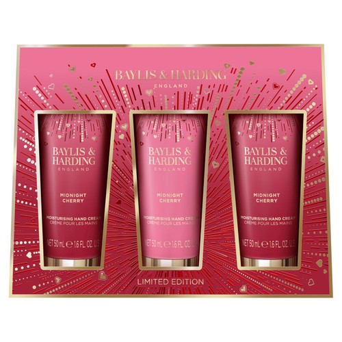 Baylis & Harding Midnight Cherry Luxury Hand Treats Gift Set