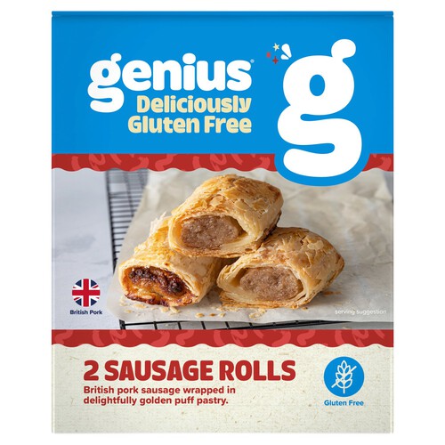 Genius Gluten Free Sausage Rolls 