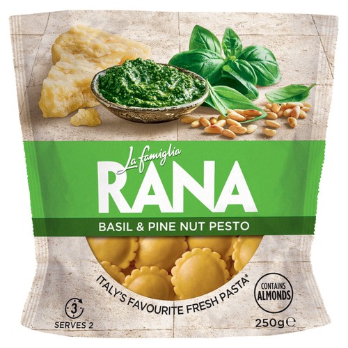 La Famiglia Rana Basil & Pine Nut Pesto Ravioli 250g