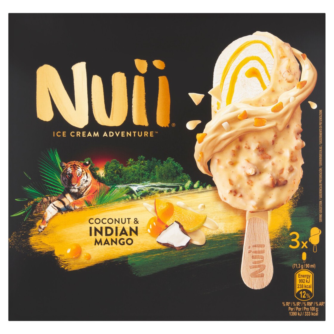 Nuii Coconut & Indian Mango Ice Cream Sticks Morrisons Online