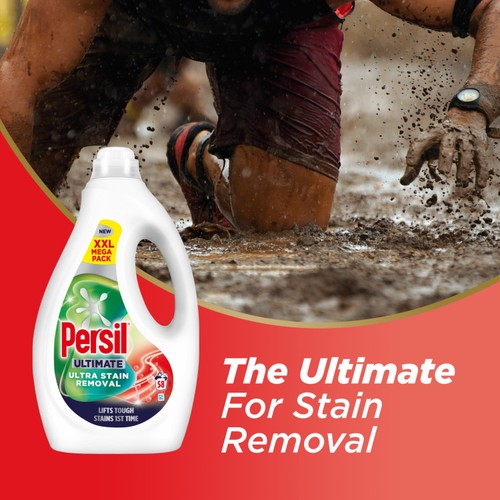 Persil Ultimate Liquid Extra Stain Removal Bio 58 Washes 1.5L