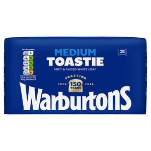 Warburtons Half And Half Medium Bread 800G
