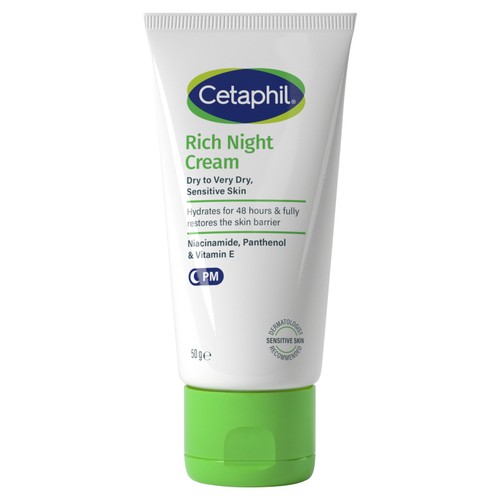 Cetaphil Rich Night Cream Facial Moisturiser - Morrisons Online