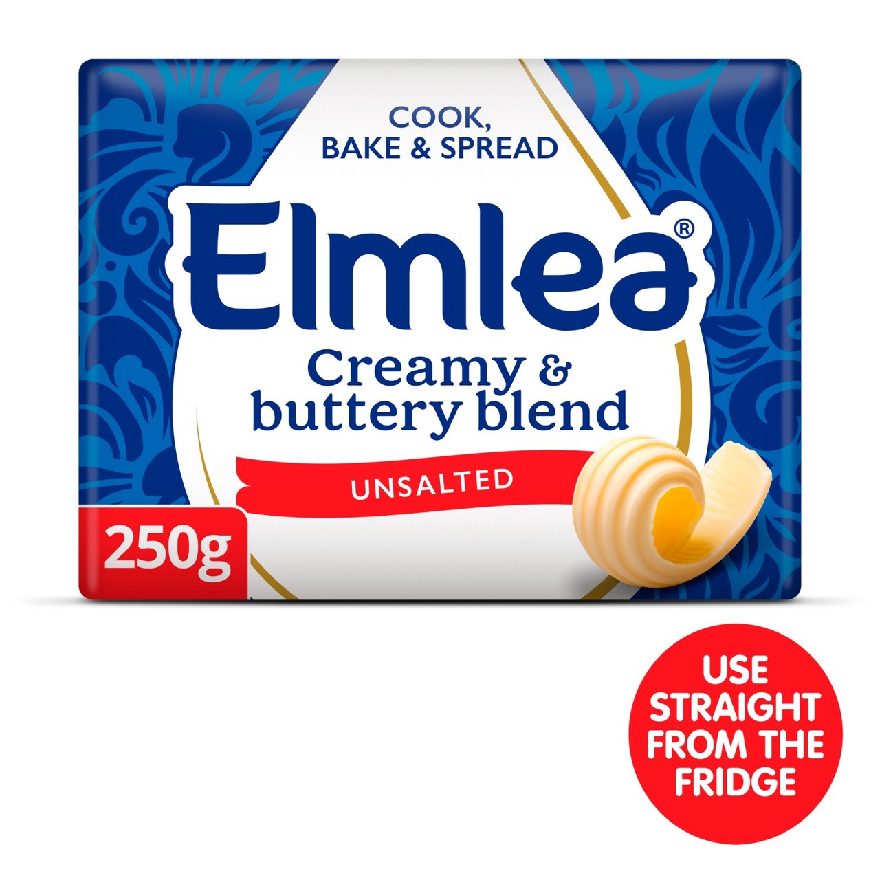 Elmlea Creamy & Buttery Unsalted Block 250g