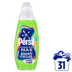 Persil Wonder Wash Non Bio Liquid Detergent Speed Clean Quick Wash 31 Washes 837ml