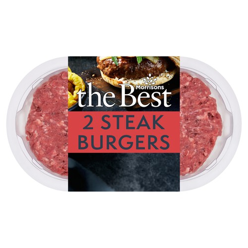 Morrisons The Best 2 Steak Burgers