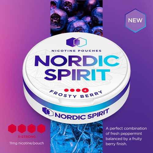 Nordic Spirit Frosty Berry Extra Strong