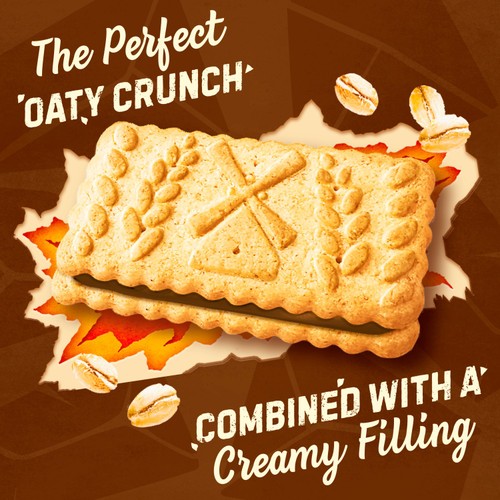 Mcvitie's Hobnobs Oaty Cru'nch Creams Chocolate Flavour   100g
