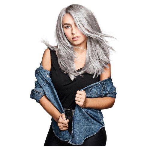 Schwarzkopf LIVE Urban Metallics Permanent Silver Hair Dye Metallic Silver