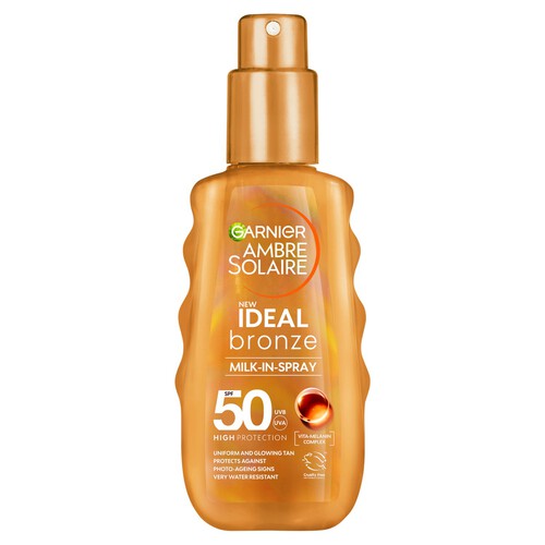 Ambre Solaire Ideal Bronze SPF 50 Milk Spray 