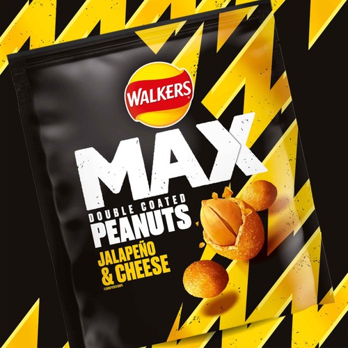 Walkers Max Jalapeno & Cheese Sharing Double Coated Peanuts 