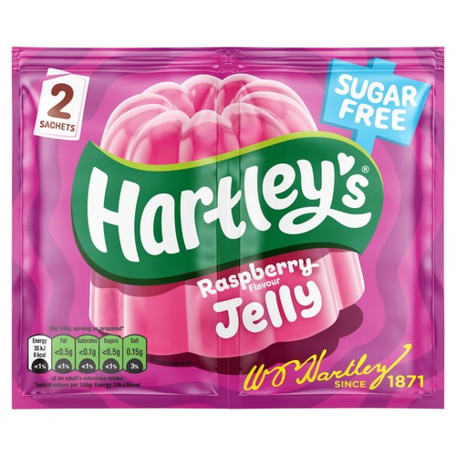 Hartley's Sugar Free Raspberry Flavour Jelly