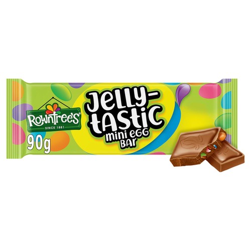 Rowntree's Jelly-Tastic Mini Egg Chocolate Bar 90g