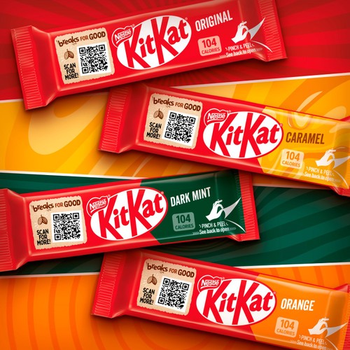 Kit Kat 2 Finger Orange 12 Pack